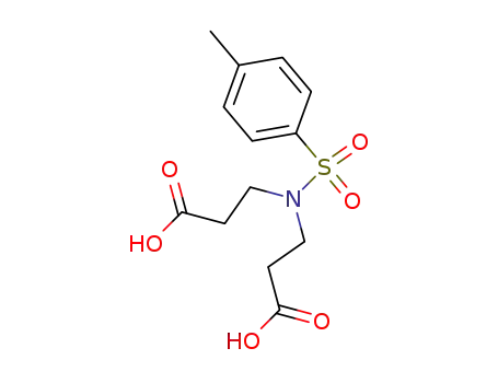 Molecular Structure of 5446-58-2 (N-P-TOLUENESULFONYLIMINO-3,3'-DIPROPIONIC ACID)