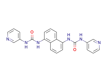 1-pyridin-3-yl-3-[5-(3-pyridin-3-yl-ureido)naphthalen-1-yl]urea