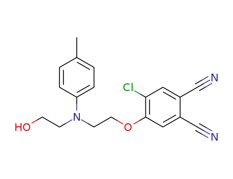 4-chloro-5-(2-((2-hydroxyethyl)(p-tolyl)amino)ethoxy)phthalonitrile