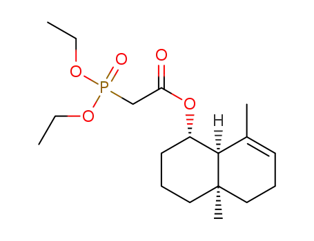 (1RS,4aSR,8aSR)-4a,8-dimethyl-1,2,3,4,4a,5,6,8a-octahydronaphthalen-1-yl 2-(diethoxyphosphoryl)acetate