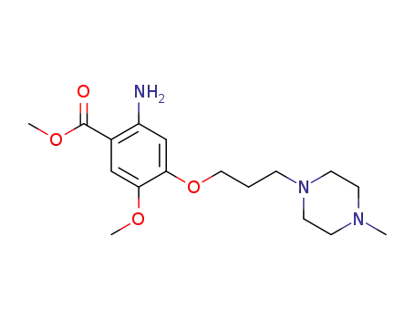 4-(3-(4-methylpiperazinyl)-1-propoxy)-5-methoxy-2-aminobenzoic acid methyl ester