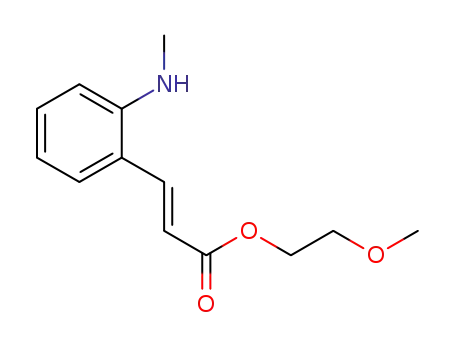 (E)-2-methoxyethyl 3-(2-(methylamino)phenyl)acrylate