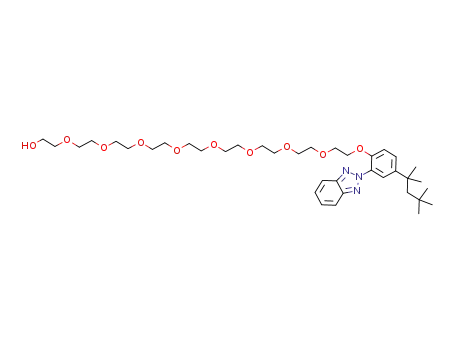 nonaethylene glycol mono(2-(benzotriazol-2-yl)-4-(1,1,3,3-tetramethylbutyl)phenyl) ether