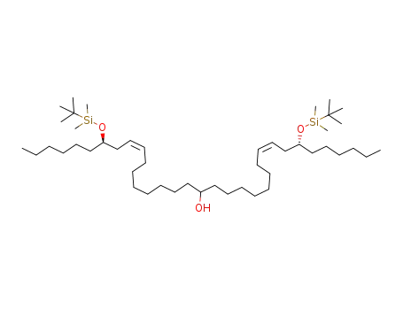 (5R,7Z,24Z,27R)-5,27-dihexyl-2,2,3,3,29,29,30,30-octamethyl-4,28-dioxa-3,29-disilahentriaconta-7,24-dien-16-ol