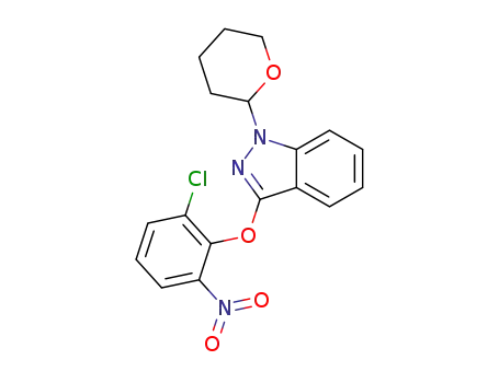 3-(2-chloro-6-nitrophenoxy)-1-(tetrahydro-2H-pyran-2-yl)-1H-indazole