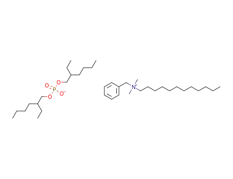benzyldimethyldodecylammonium di (2-ethylhexyl)phosphate