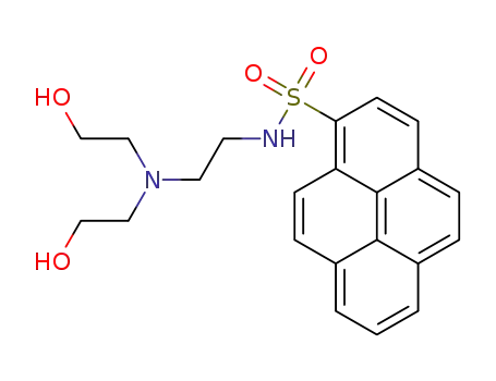 N-(2-(bis(2-hydroxyethyl)amino)ethyl)pyrene-1-sulfonamide