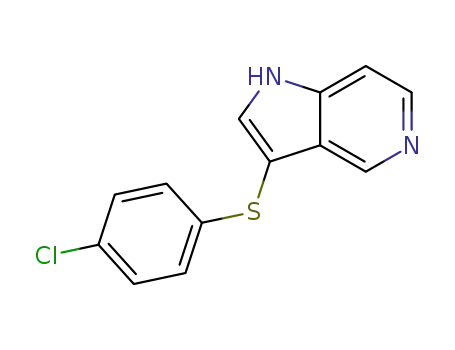 3-((4-chlorophenyl)thio)-1H-pyrrolo[3,2-c]pyridine