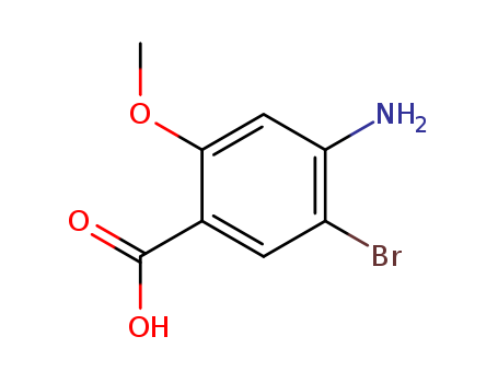 4-Amino-5-bromo-2-methoxybenzenecarboxylic acid