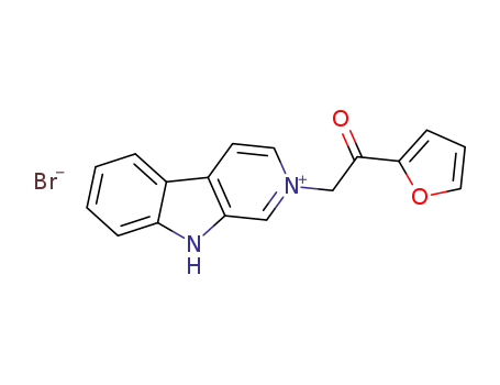 2-(2-(furan-2-yl)-2-oxoethyl)-9H-pyrido[3,4-b]indol-2-ium bromide