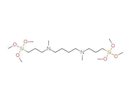 N,N'-bis(trimethoxysilylpropyl)-N,N'-dimethyl-1,4-butanediamine