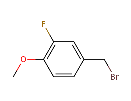 Molecular Structure of 331-61-3 (3-FLUORO-4-METHOXYBENZYL BROMIDE)