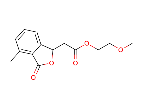 2-methoxyethyl 2-(4-methyl-3-oxo-1,3-dihydroisobenzofuran-1-yl)acetate
