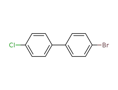 Molecular Structure of 23055-77-8 (4-BROMO-4'-CHLOROBIPHENYL)