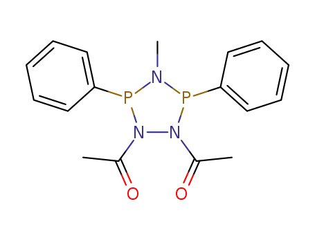 1,2-diacetyl-4-methyl-3,5-diphenyl-1,2,4-triaza-3,5-diphospholidine