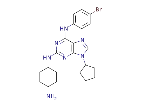 N2-(4-aminocyclohexyl)-N6-(4-bromophenyl)-9-cyclopentyl-9H-purine-2,6-diamine