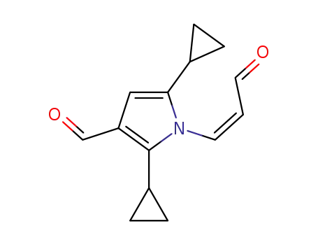(Z)-2,5-dicyclopropyl-1-(3-oxoprop-1-en-1-yl)-1H-pyrrole-3-carbaldehyde