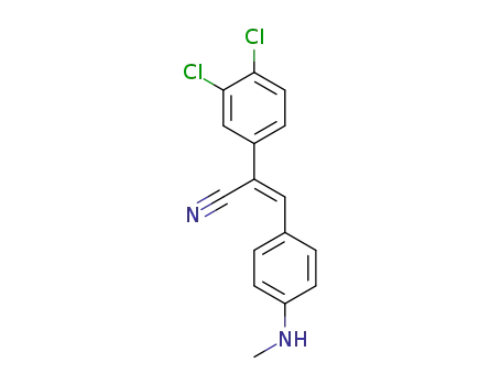 (Z)-2-(3,4-dichlorophenyl)-3-(4-(methylamino)phenyl)acrylonitrile