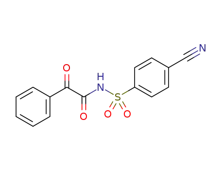 N-((4-cyanophenyl)sulfonyl)-2-oxo-2-phenylacetamide