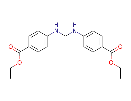 Molecular Structure of 74763-68-1 (Benzoic acid, 4,4'-(methylenediimino)bis-, diethyl ester)