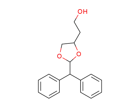 2-(2-benzhydryl-1,3-dioxolan-4-yl)ethan-1-ol