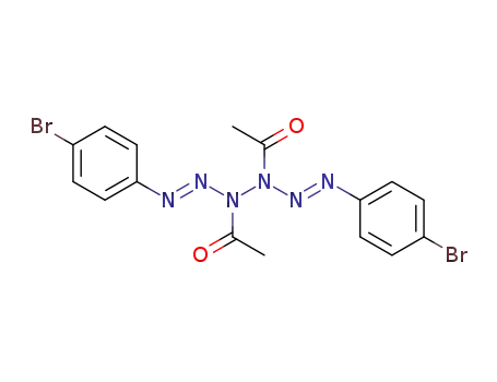 1,6-di-p-bromophenyl-3,4-diacetyl-1,5-hexazadiene