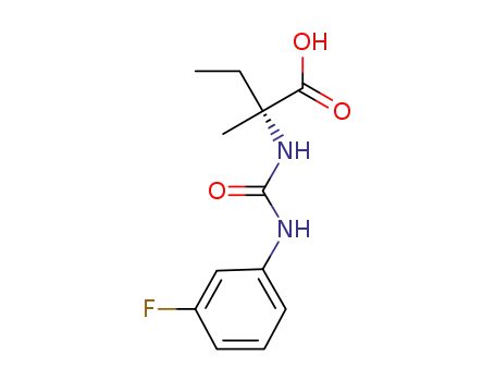 N-[(3-fluorophenyl)carbamoyl]-D-isovaline