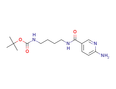 tert-butyl (4-(6-aminonicotinamido)butyl)carbamate