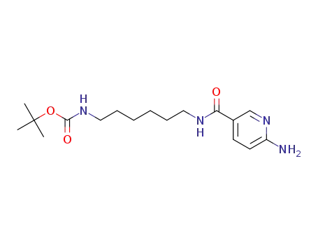 tert-butyl (6-(6-aminonicotinamido)hexyl)carbamate