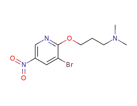 3-((3-bromo-5-nitropyridin-2-yl)oxy)-N,N-dimethylpropan-1-amine