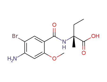 (+)-N-(4-amino-5-bromo-2-methoxybenzoyl)-L-isovaline