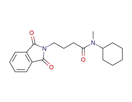 N-cyclohexyl-N-methyl-4-(1,3-dioxoisoindolin-2-yl)butanamide