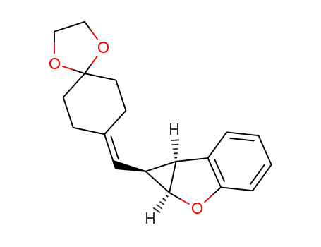 1-((1,4-dioxaspiro[4.5]decan-8-ylidene)methyl)-1a,6b-dihydro-1H-cyclopropa[b]benzofuran