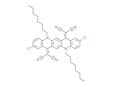 2,2'-(2,9-dichloro-5,12-dioctylquinolino[2,3-b]acridine-7,14(5H,12H)-diylidene)dimalononitrile