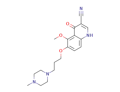 7-(3-(4-methylpiperazinyl)-1-propoxy)-4-one-6-methoxyquinoline-3-carbonitrile