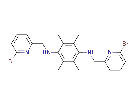 N1,N4-bis((6-bromopyridin-2-yl)methyl)-2,3,5,6-tetramethylbenzene-1,4-diamine