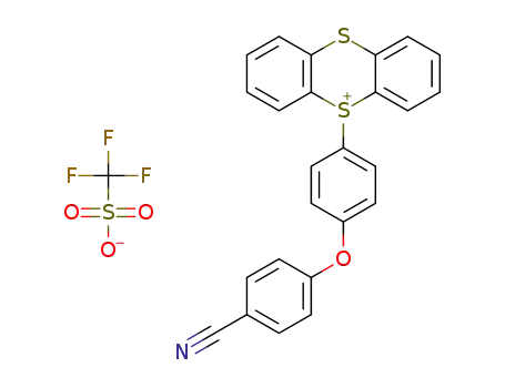5-(4-(4-cyanophenoxy)phenyl)-5H-thianthren-5-ium trifluoromethanesulfonate