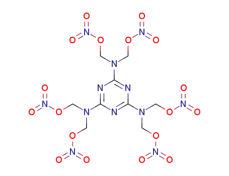 N2,N2,N4,N4,N6,N6-hexakis((nitrooxy)methyl)-1,3,5-triazine-2,4,6-triamine