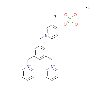 1,3,5-tris-pyridiniomethyl-benzene; triperchlorate