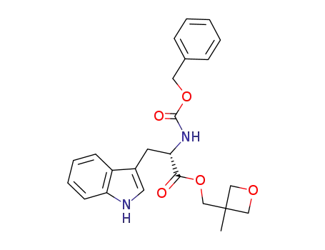 N-(benzyloxycarbonyl)-L-tryptophane (3-methyl-3-oxetanyl)methyl ester