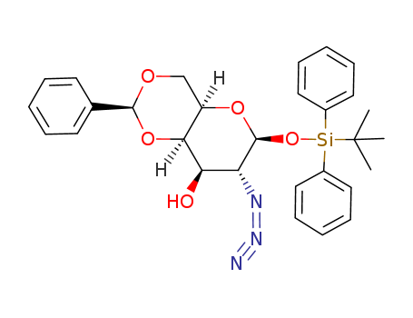 TERT-BUTYLDIPHENYLSILYL-2-AZIDO-4,6-O-BENZYLIDENE-2-DEOXY-BETA-D-GALACTOPYRANOSIDE