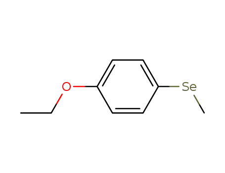 Molecular Structure of 86297-06-5 (Benzene, 1-ethoxy-4-(methylseleno)- (9CI))
