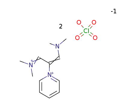 1,1,5,5-tetramethyl-3-(1-pyridinio)-1,5-diazapentadienium bis(perchlorate)