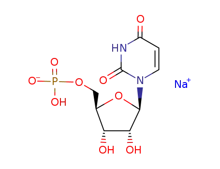 Sodium ((2R,3S,4R,5R)-5-(2,4-dioxo-3,4-dihydropyrimidin-1(2H)-yl)-3,4-dihydroxytetrahydrofuran-2-yl)methyl hydrogenphosphate