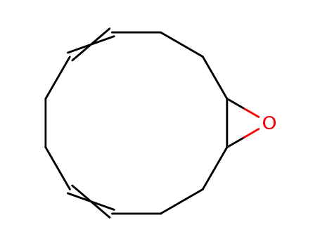 Molecular Structure of 943-93-1 (9,10-EPOXY-1,5-CYCLODODECADIENE)