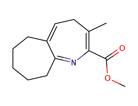 3-Methyl-4,6,7,8,9,10-hexahydrocycloheptaazepin-2-carbonsaeure-methylester