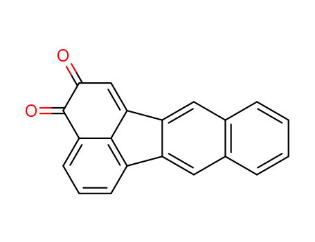 Molecular Structure of 112575-91-4 (Benzo[k]fluoranthene-2,3-dione)