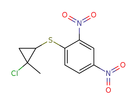 1-methyl-1-chloro-2-(2,4-dinitrophenylthio)cyclopropane