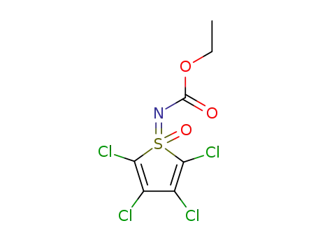 N-(ethoxycarbonyl)-(2,3,4,5-tetrachloro-1-thiophenio)amide S-oxide