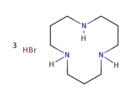 Molecular Structure of 35980-62-2 (1,5,9-TRIAZACYCLOTRIDECANE TRIHYDROBROMIDE)